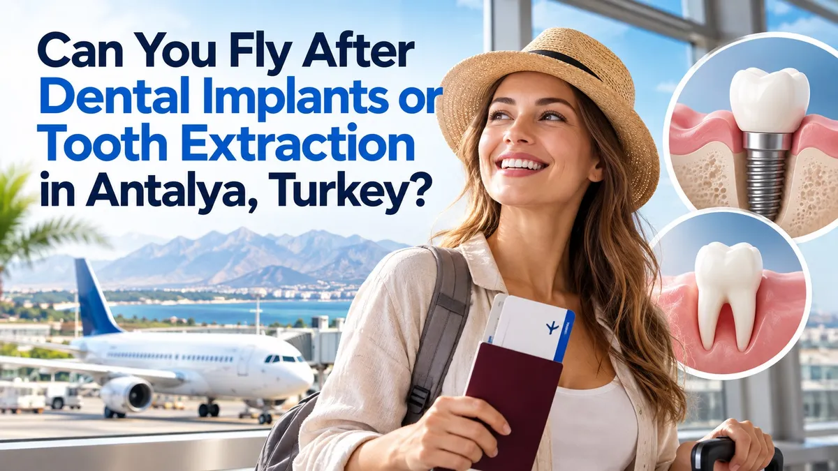 Can You Fly After Dental Implants or Tooth Extraction in Turkey?